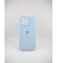 Силикон Original RoundCam Case Apple iPhone 14 Pro Max (53) Sky Blue