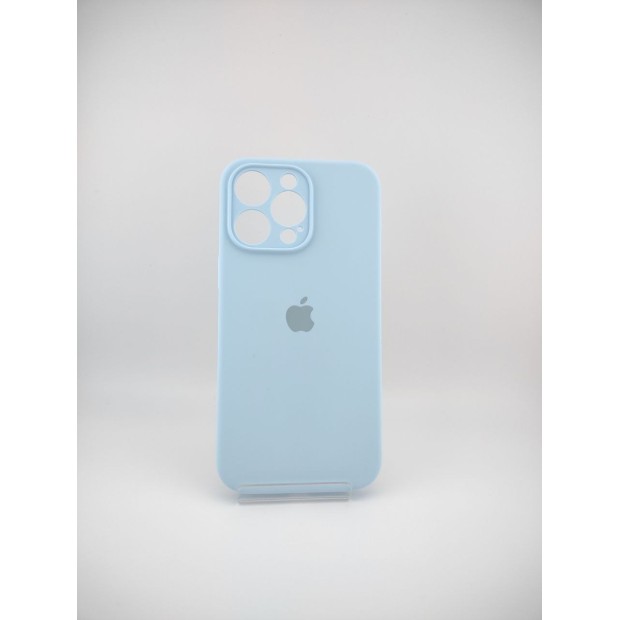 Силикон Original RoundCam Case Apple iPhone 14 Pro Max (53) Sky Blue