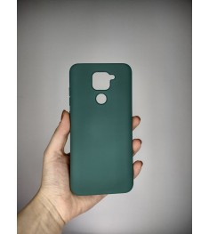Силикон Original 360 Case Xiaomi Redmi Note 9 / Redmi 10x (Тёмно-зелёный)
