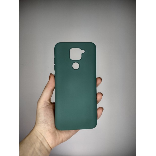Силикон Original 360 Case Xiaomi Redmi Note 9 (Тёмно-зелёный)