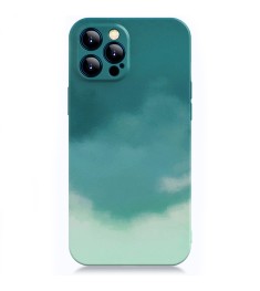 Силикон WAVE Watercolor Case iPhone 12 Pro (dark green/gray)