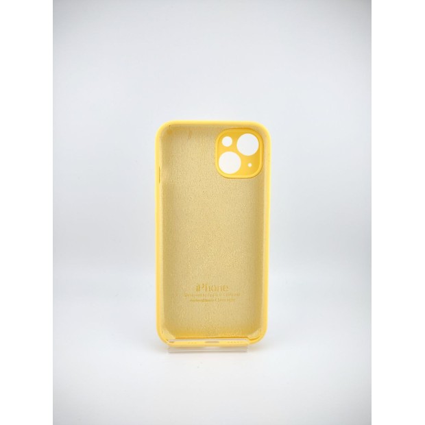 Силикон Original RoundCam Case Apple iPhone 13 (13) Yellow