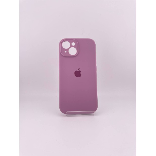 Силикон Original RoundCam Case Apple iPhone 15 (01) Bilberry