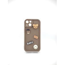 Чехол Pretty Things Case Apple iPhone 14 (Brown/Bear)