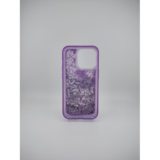 Силикон Soft Sparkles Apple iPhone 14 Pro (Purple)