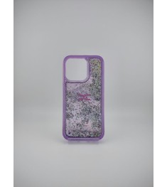 Силикон Soft Sparkles Apple iPhone 14 Pro (Purple)