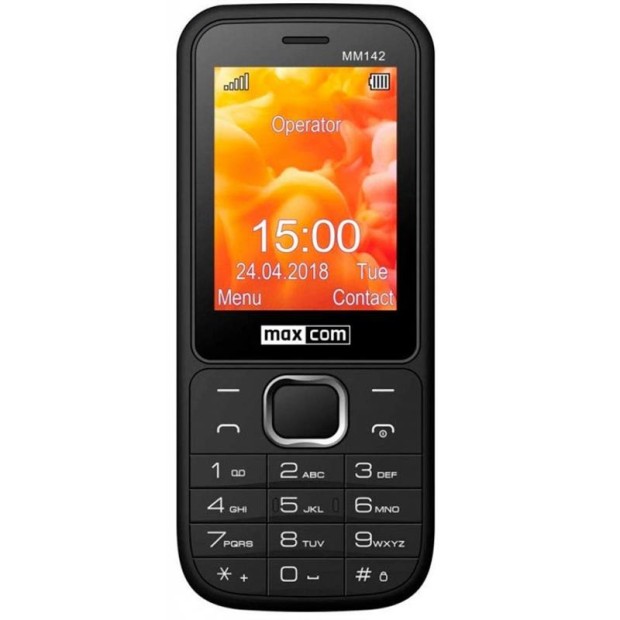 Мобильный телефон Maxcom MM142 Dual Sim Black
