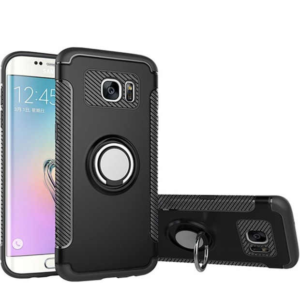 Бронь-чехол Ring Armor Case Samsung Galaxy S7 Edge (чёрный)