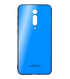 Накладка Glass Case Xiaomi Redmi Mi9T / K20 Pro (Голубой)