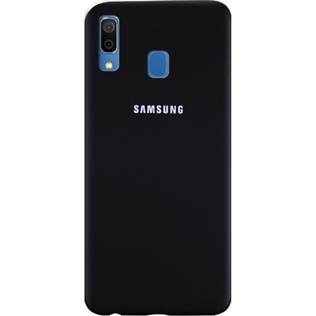 Силиконовый чехол Graphite Samsung Galaxy A20 (2019) (чёрный)