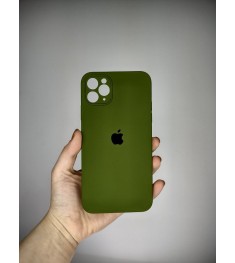 Силикон Original Square RoundCam Case Apple iPhone 11 Pro Max (46) Deep Green