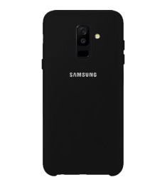 Силиконовый чехол Original Case Samsung Galaxy A6 Plus (2018) A605 (Чёрный)