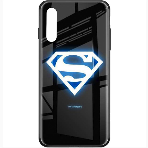 Накладка Luminous Glass Case Samsung A50 (2019) (Superman)