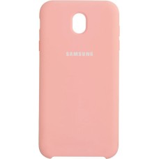Силикон Original 360 Case Logo Samsung Galaxy J7 (2017) J730 (Розовый)