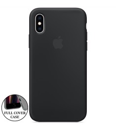 Силикон Original Round Case Apple iPhone XS Max (07) Black