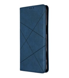 Чехол-книжка Leather Book Samsung Galaxy S21 Plus (Тёмно-синий)