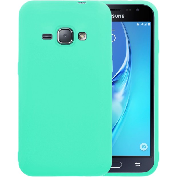 Силиконовый чехол iNavi Color Samsung Galaxy J1 (2016) J120 (Бирюзовый)