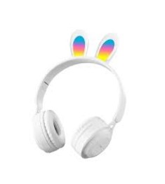Беспроводные накладные наушники-гарнитура Rabbit Ear Y08R Bluetooth (Белый)