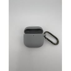 Чехол для наушников Full Silicone Case Apple AirPods 4 (89) Light Grey