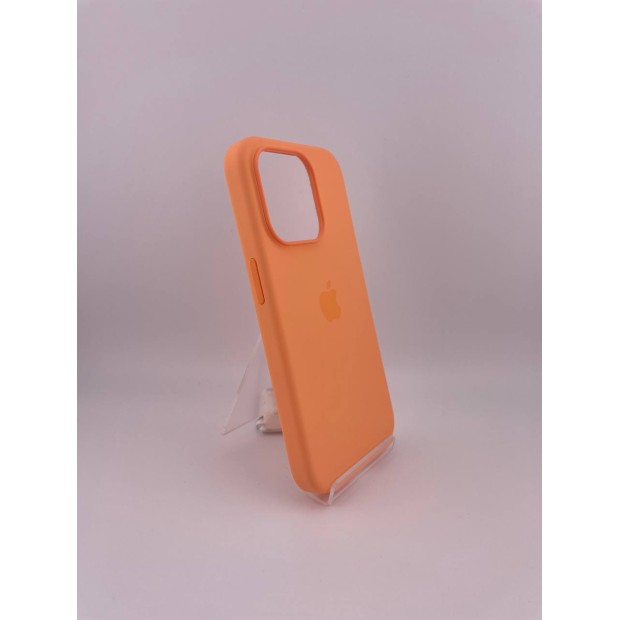 Чехол Silicone Case with MagSafe Apple iPhone 15 Pro (Orange Sorbet)