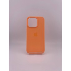 Чехол Silicone Case with MagSafe Apple iPhone 15 Pro (Orange Sorbet)