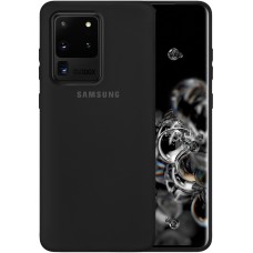 Силикон Original 360 Case Logo Samsung Galaxy S20 Ultra (Чёрный)
