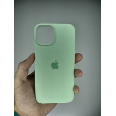 Силикон Original Round Case Apple iPhone 14 (Pistachio)
