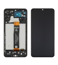 Дисплей для Samsung A136B Galaxy A13 (5G) (2021) с чёрным тачскрином и корпусной..