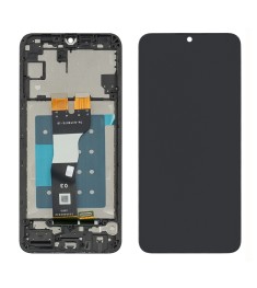 Дисплей для Samsung A057F Galaxy A05S (2022) с чёрным тачскрином и корпусной рам..