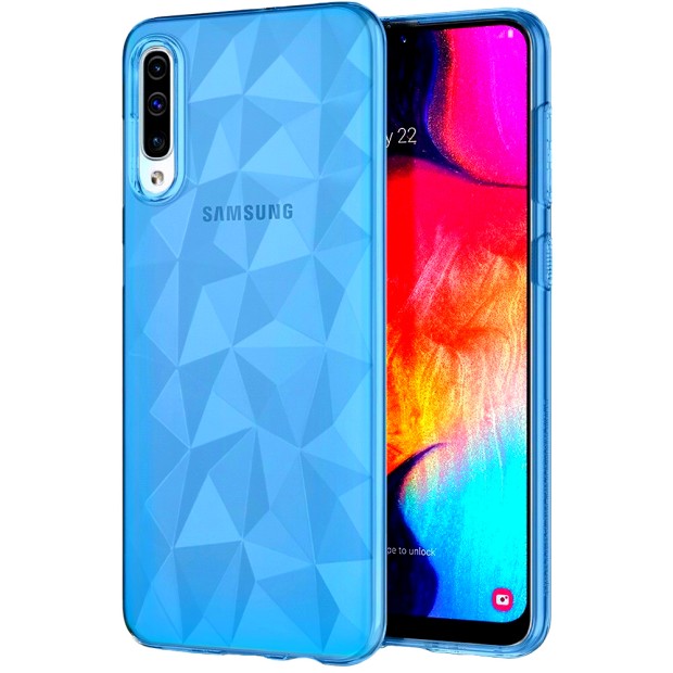 Силиконовый чехол Prism Case Samsung Galaxy A30s / A50 / A50s (2019) (Синий)