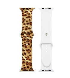 Ремешок Print Apple Watch Silicone 42 / 44 mm (Leopard 1)