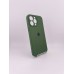 Силикон Original RoundCam Case Apple iPhone 14 Pro Max (73) Forest Green