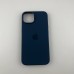 Чехол Silicone Case with MagSafe Apple iPhone 14 (Storm Blue)