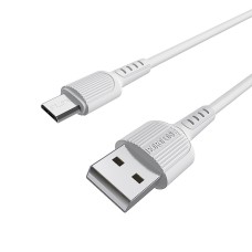 USB-кабель Borofone BX16 (MicroUSB) (Белый)