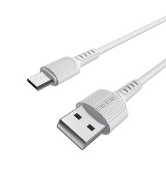 USB-кабель Borofone BX16 (MicroUSB) (Белый)