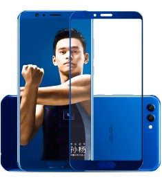 Защитное стекло для Huawei Honor V10 Blue (Клей)