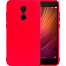 Силиконовый чехол iNavi Color Xiaomi Redmi Note 4x (красный)