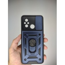 Бронь-чехол Ring Serge Armor ShutCam Case Xiaomi Redmi 12C / 11A (Синий)