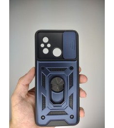 Бронь-чехол Ring Serge Armor ShutCam Case Xiaomi Redmi 12C / 11A (Синий)