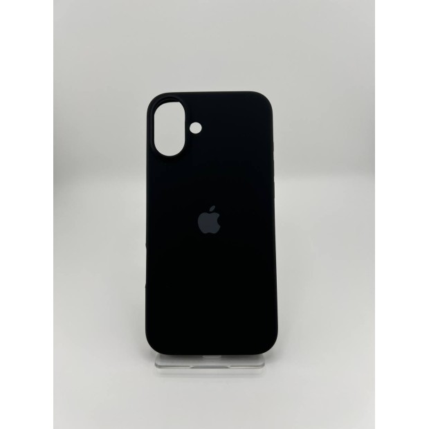 Силикон Original Round Case Apple iPhone 16 Plus (07) Black