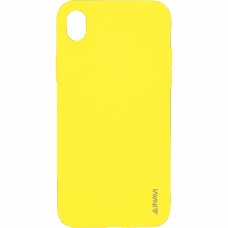 Силиконовый чехол iNavi Color iPhone XR (желтый)