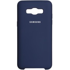 Силиконовый чехол Original Case Samsung Galaxy J5 (2016) J510 (Тёмно-синий)