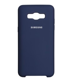 Силиконовый чехол Original Case Samsung Galaxy J5 (2016) J510 (Тёмно-синий)