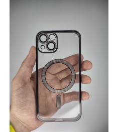 Чехол UMKU Shining with MagSafe Apple iPhone 13 (Black)