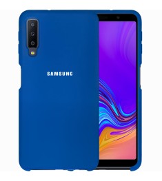 Силикон Original Case HQ Samsung Galaxy A7 (2018) A750 (Синий)