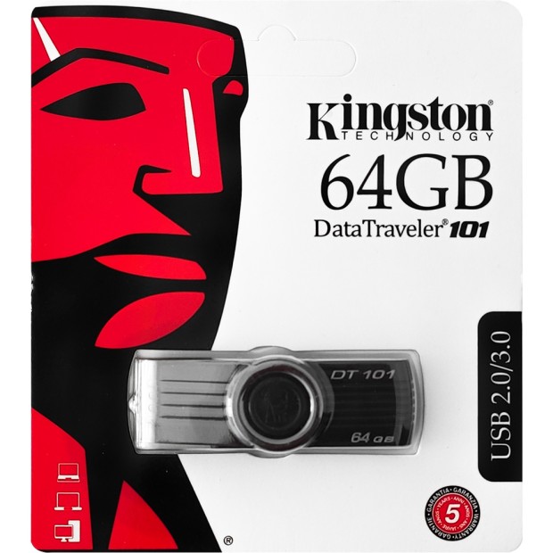 USB флеш-накопитель Kingston DT101 64Gb
