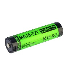 Аккумулятор 18650 Li-ion 3200 mAh 3.7V 8A с защитой и Type-C