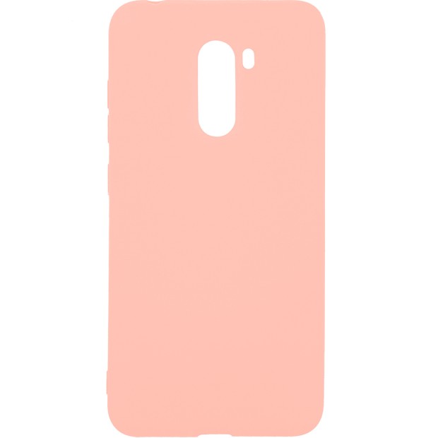 Чехол Силикон iNavi Color для Xiaomi Pocophone F1 (розовый)