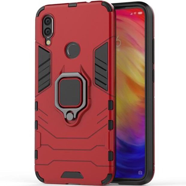 Бронь-чохол Ring Armor Case Xiaomi Redmi Note 7 (Червоний)