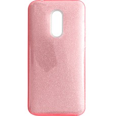 Силикон Glitter Xiaomi Redmi 5 Plus (Розовый)